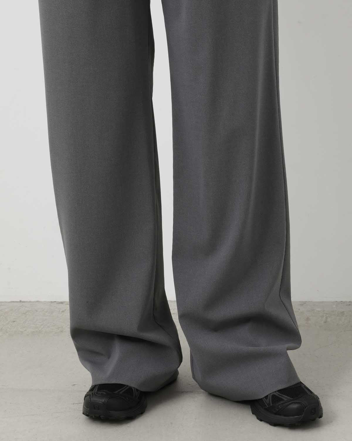 STRETCH WIDE-LEG PANTS
