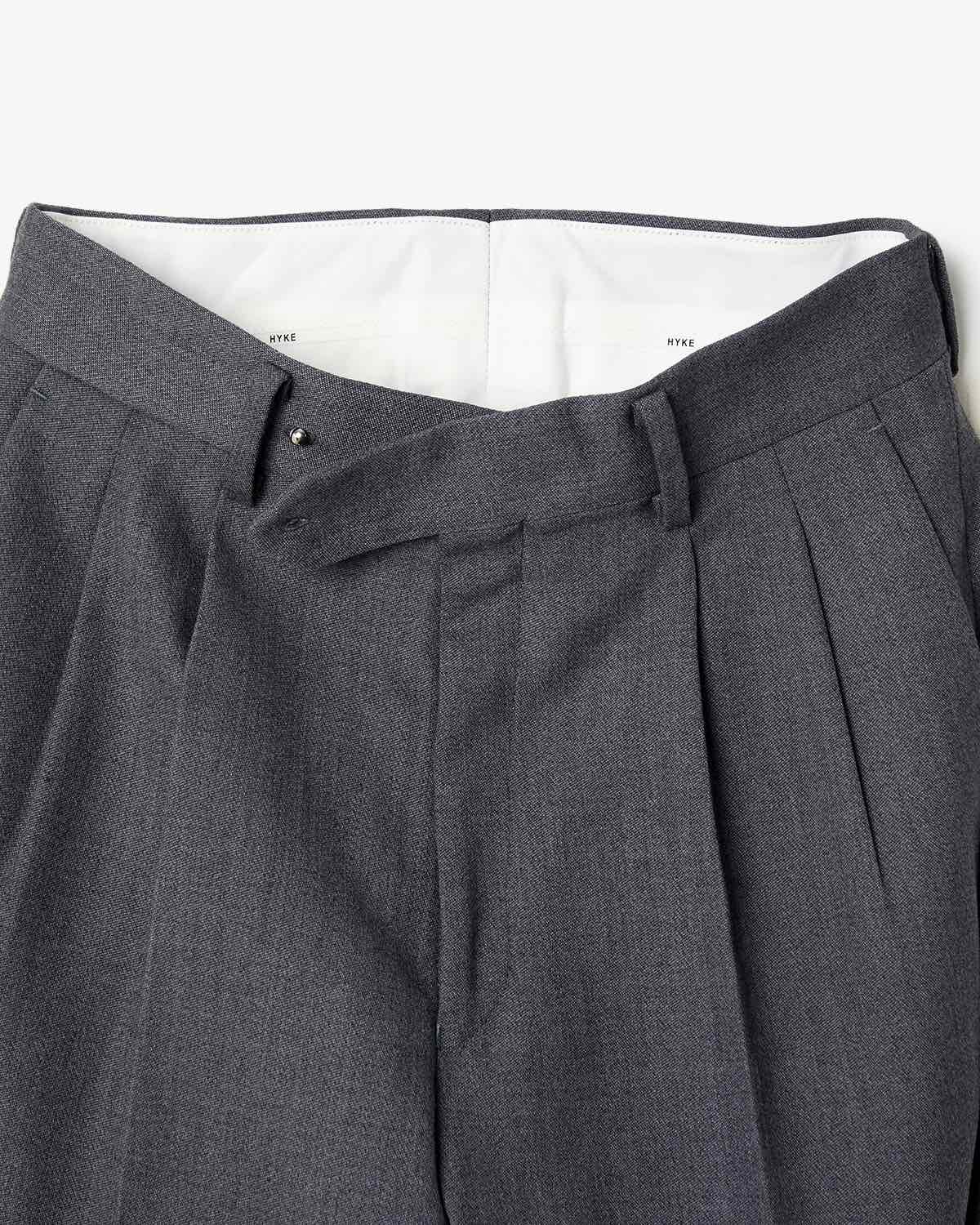 DOESKIN BARREL-LEG PANTS