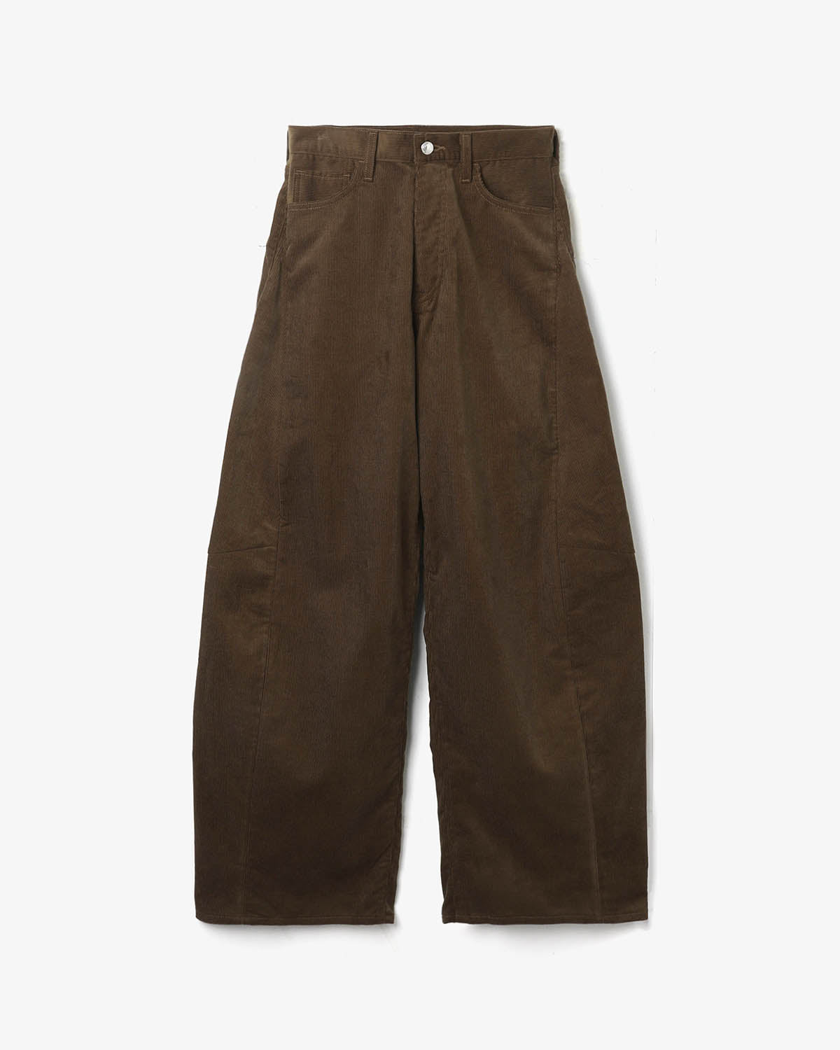 CORDUROY BARREL-LEG JEANS