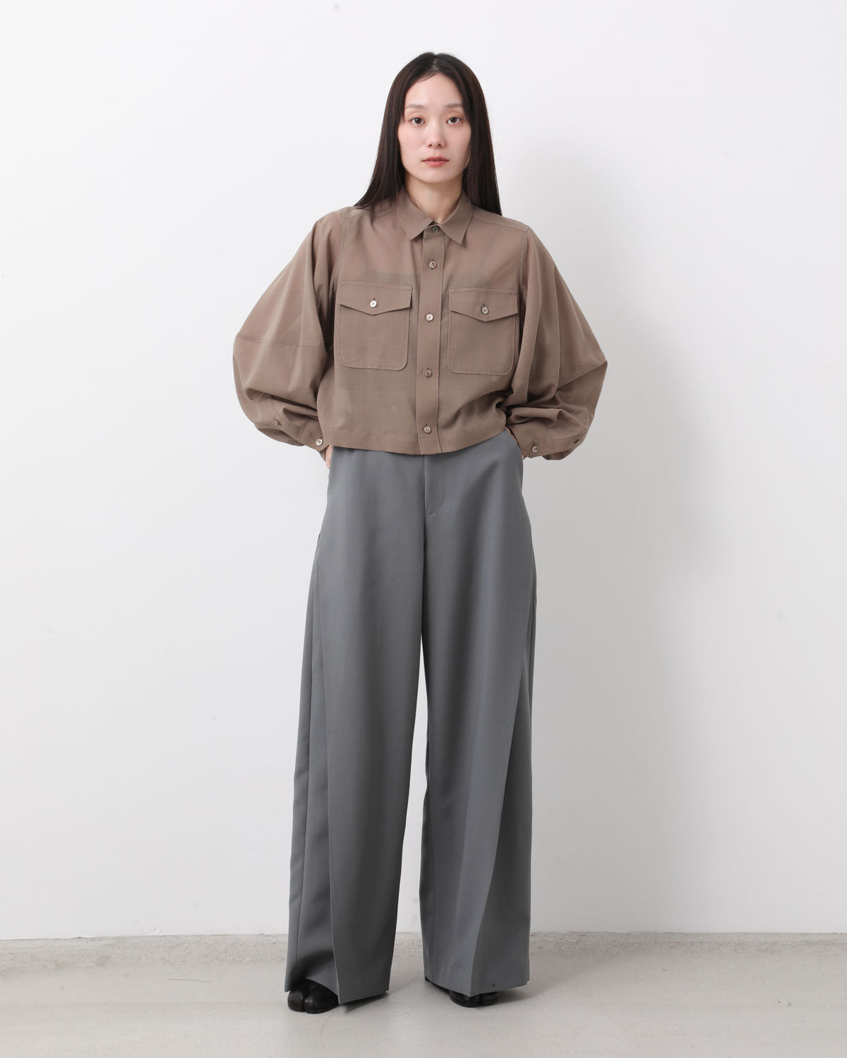 W/M SIDE TUCK PANTS