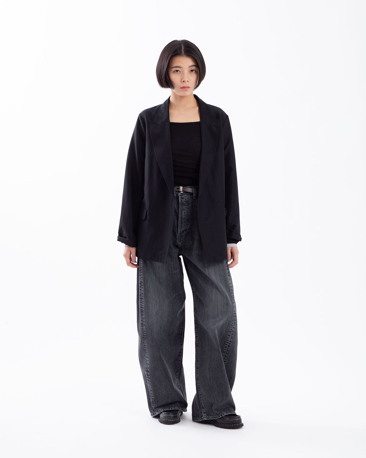 BARREL-LEG DENIM JEANS (WOMEN'S)