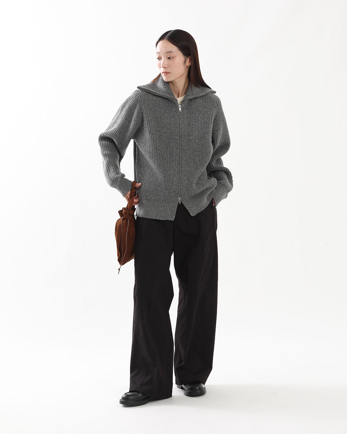 BARREL LEG CHINO TROUSERS (WOMEN'S)