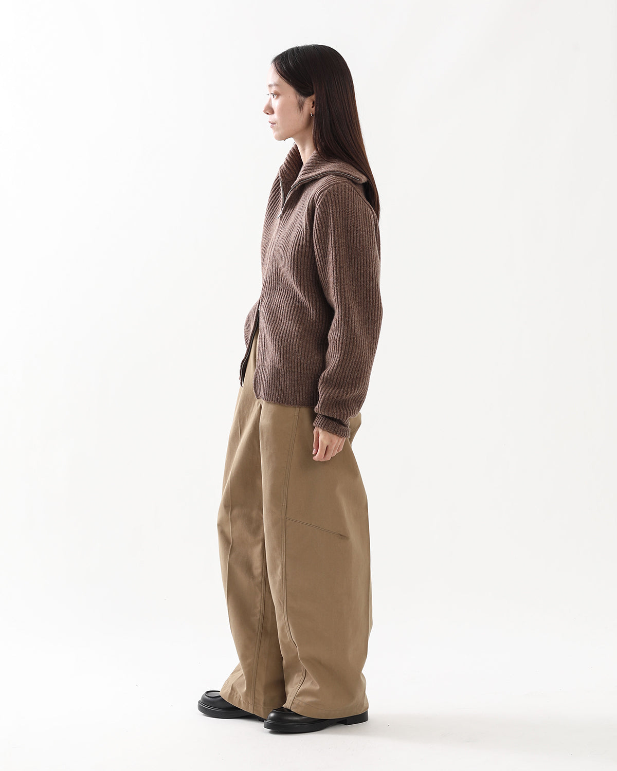 BARREL LEG CHINO TROUSERS (WOMEN'S)