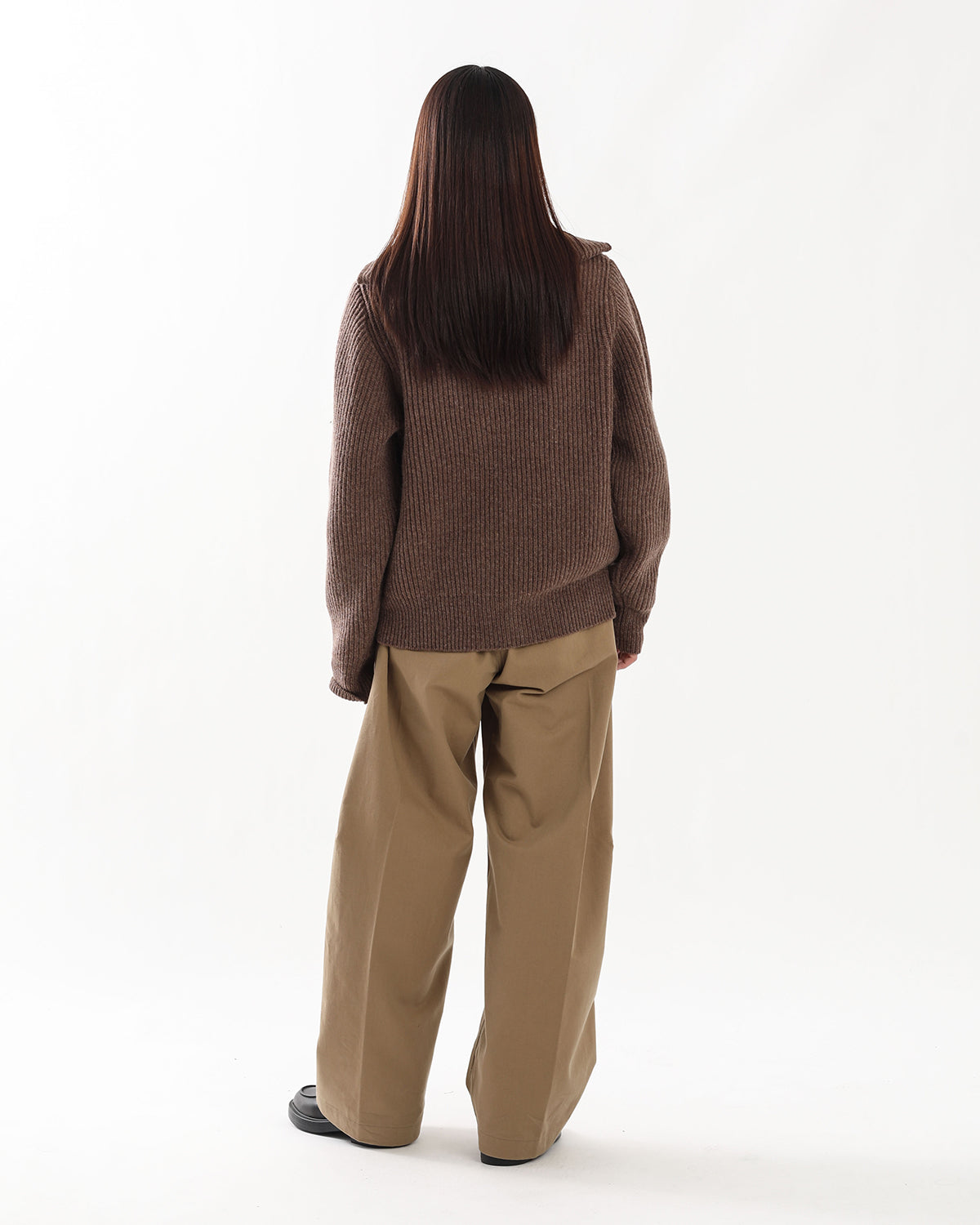 BARREL LEG CHINO TROUSERS (WOMEN'S)