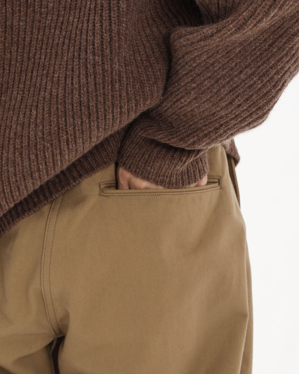 BARREL LEG CHINO TROUSERS (WOMEN'S)