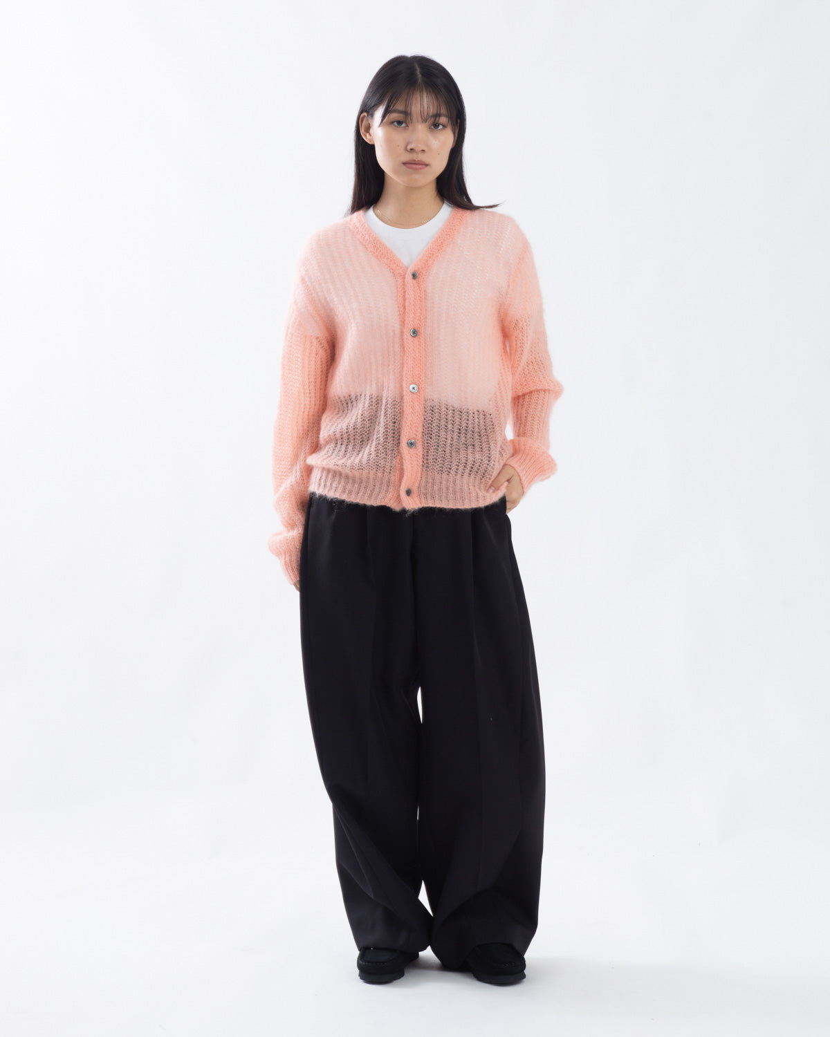 DOESKIN WIDE BARREL LEG PANTS