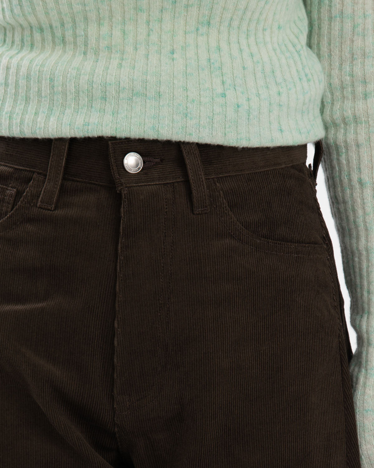 CORDUROY BARREL LEG JEANS