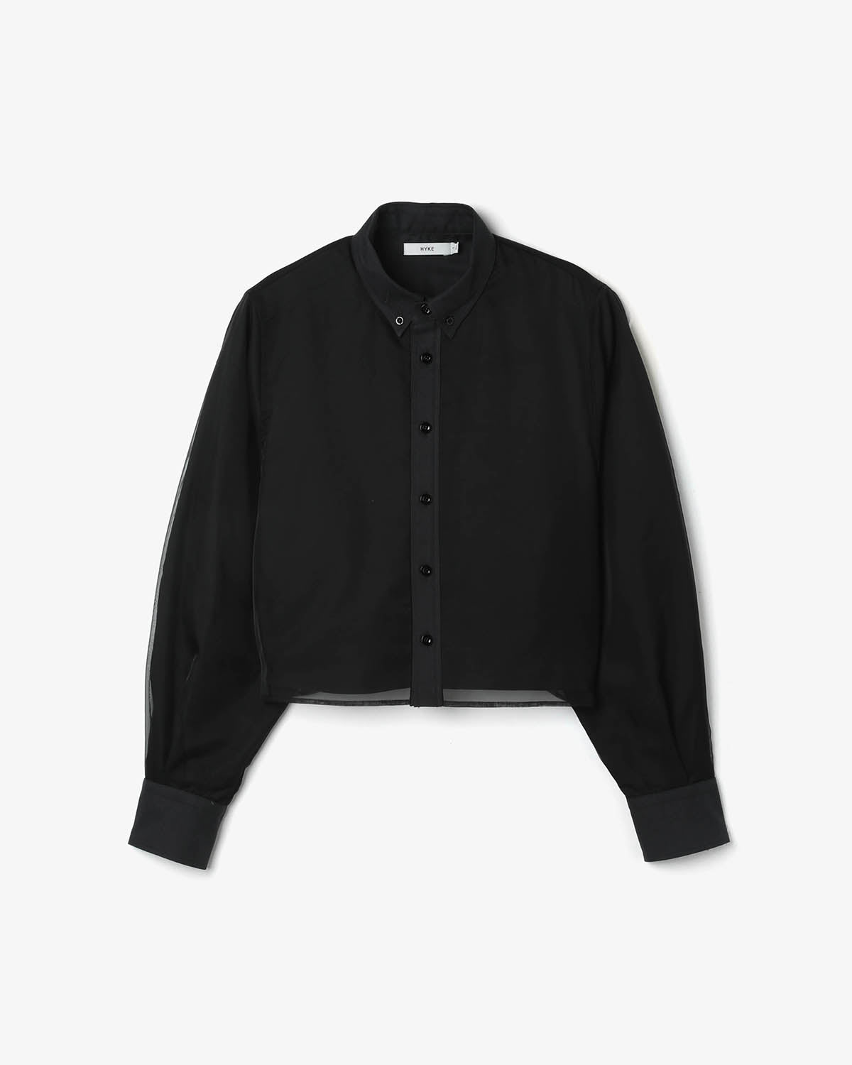 LAYERED OXFORD SHEER SHIRT