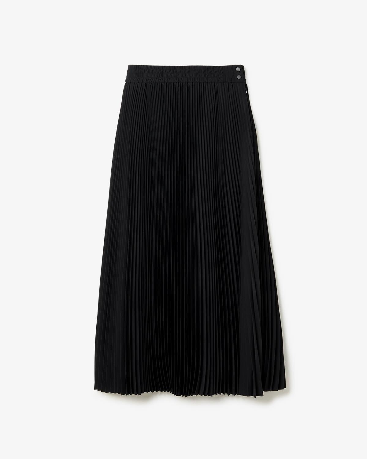 TAFFETA PLEATED SKIRT