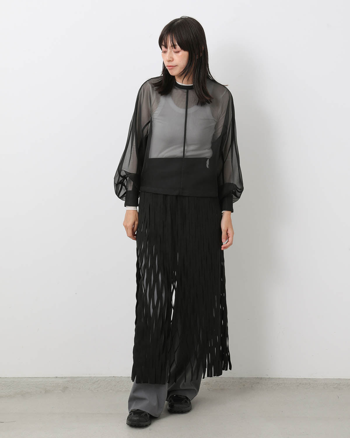 ULTRASUEDE® NET SKIRT