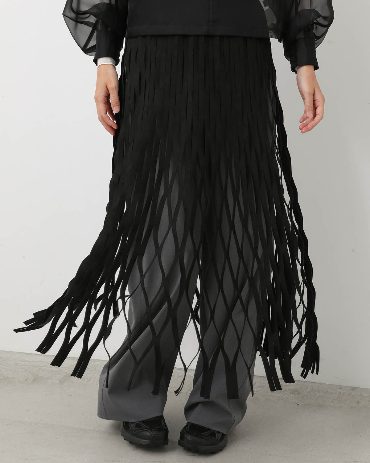 ULTRASUEDE® NET SKIRT