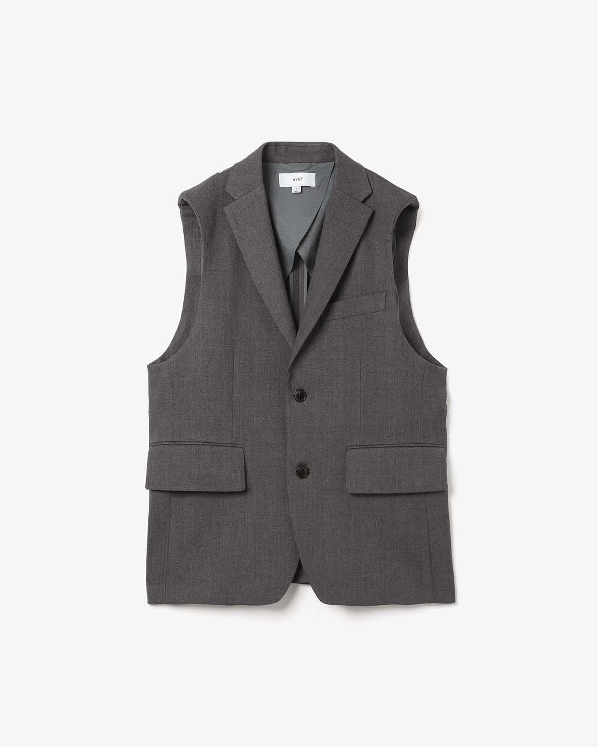 DOESKIN SLEEVELESS BLAZER