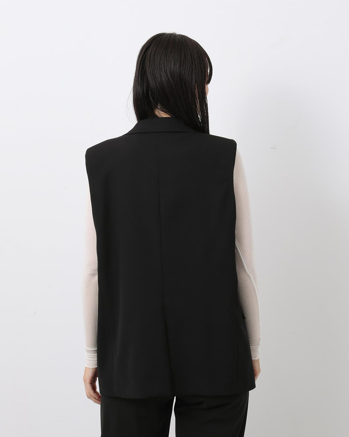 DOESKIN SLEEVELESS BLAZER