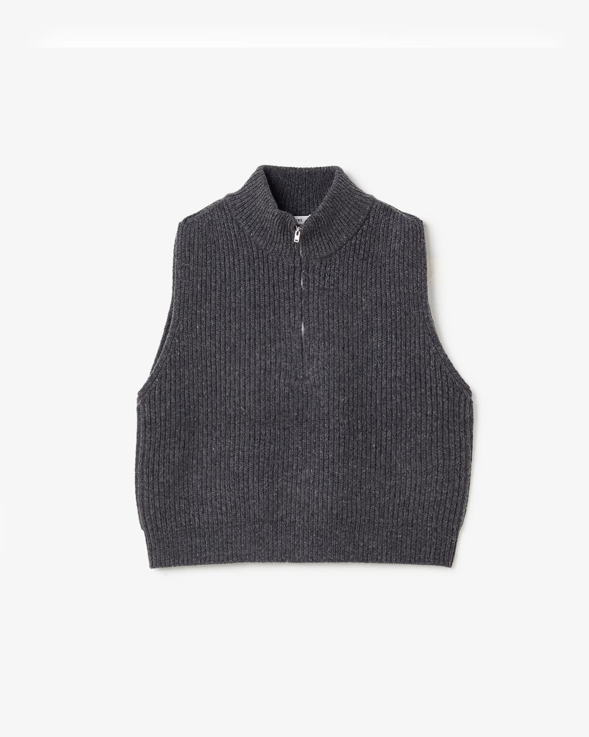 RIBBED KNIT WOOL VEST – COVERCHORD