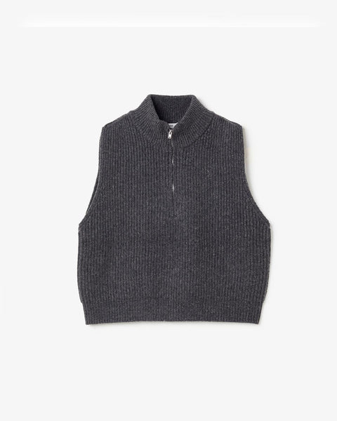 RIBBED KNIT WOOL VEST – COVERCHORD