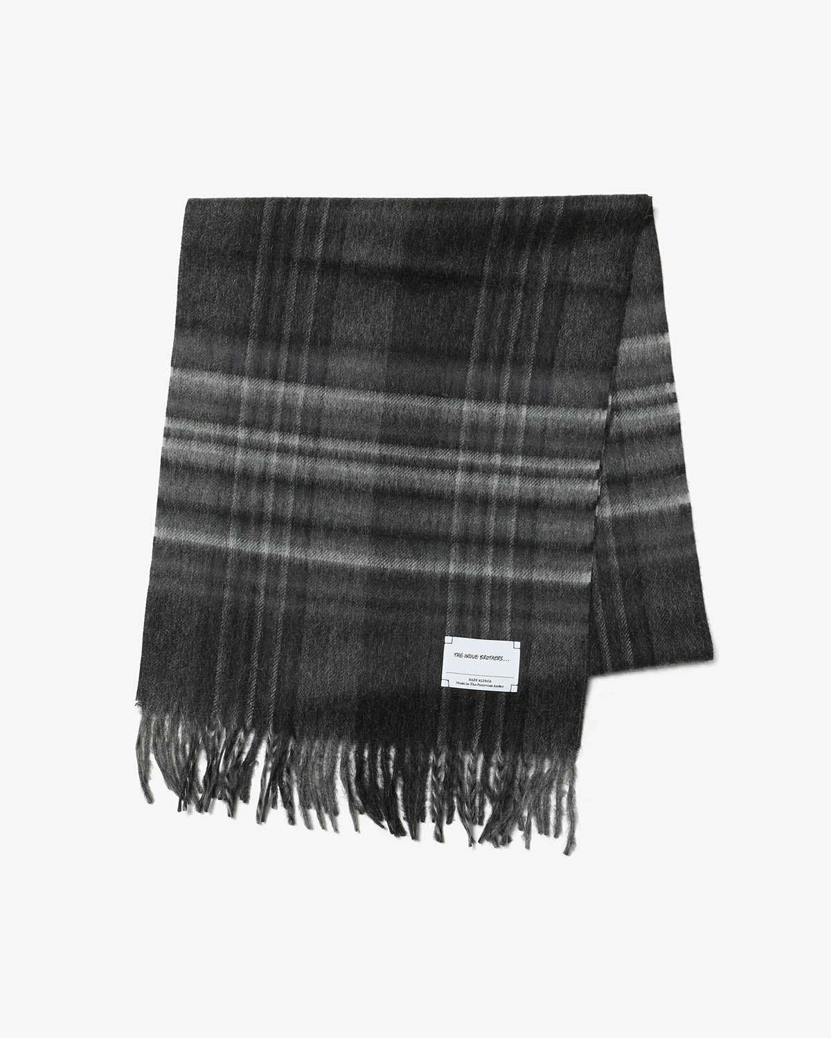 BRUSHED SCARF CHECK