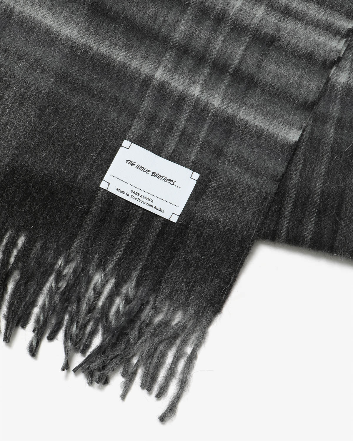 BRUSHED SCARF CHECK