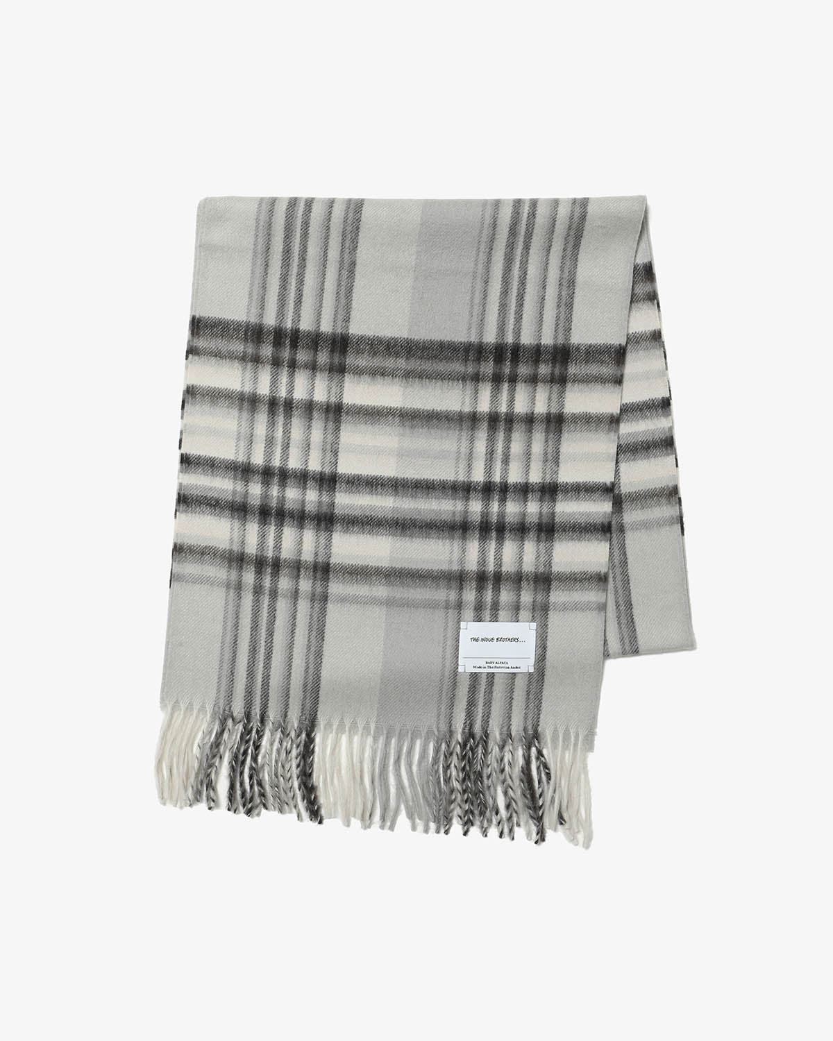 BRUSHED SCARF CHECK