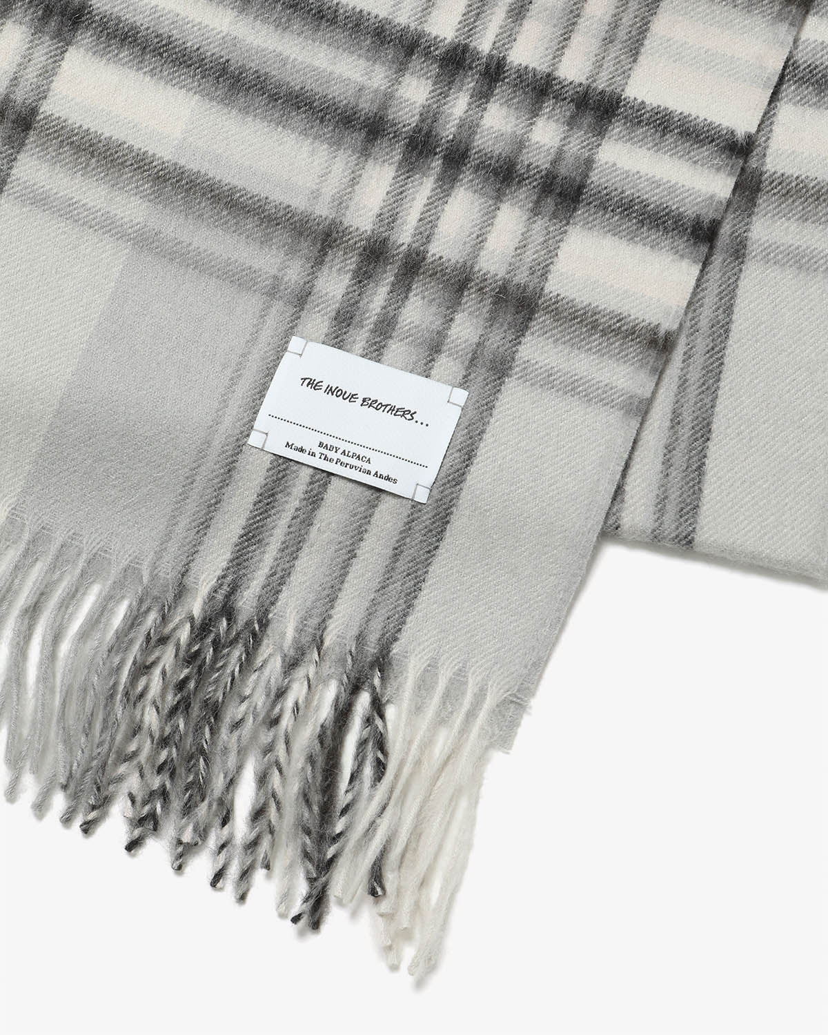 BRUSHED SCARF CHECK