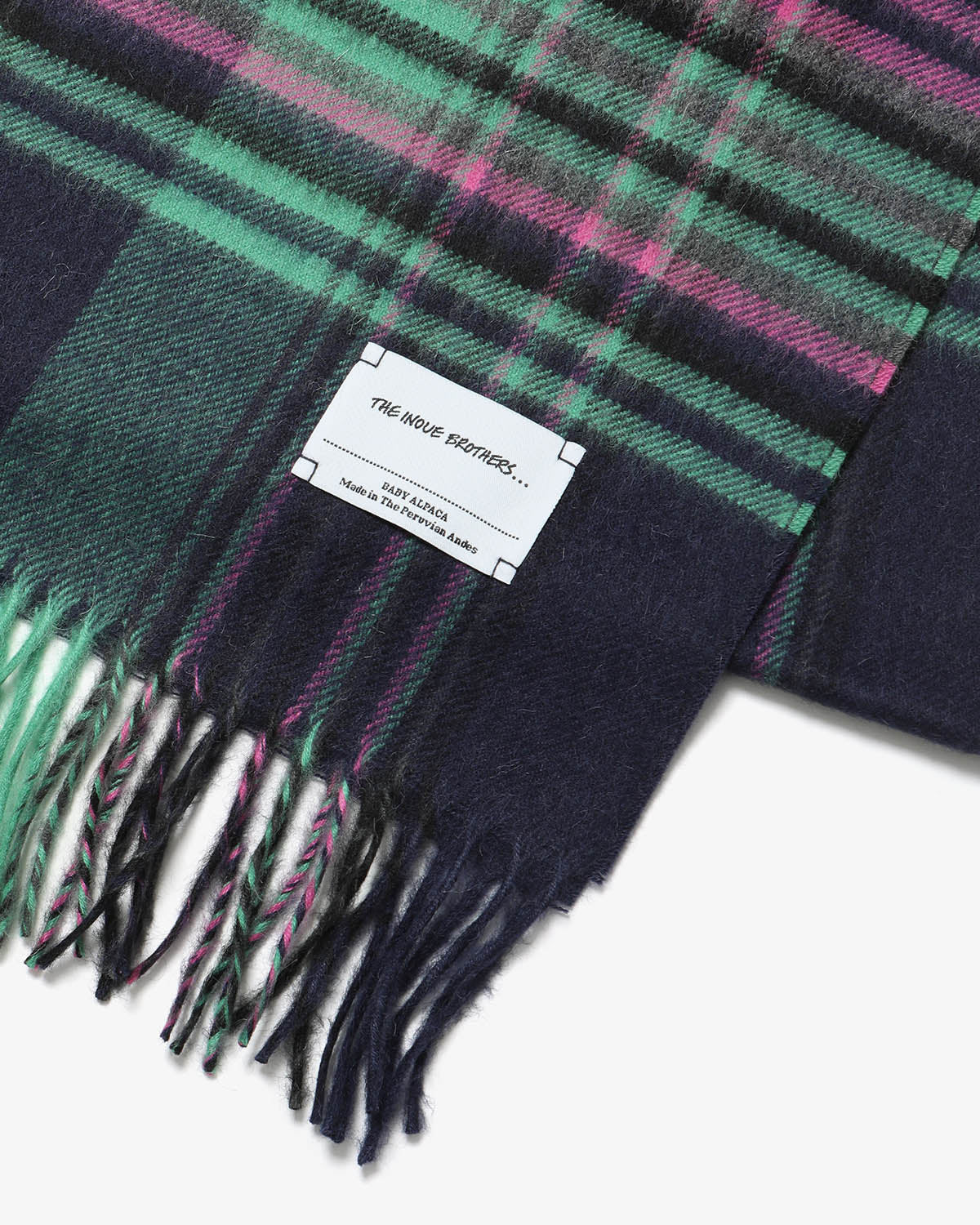 BRUSHED SCARF CHECK