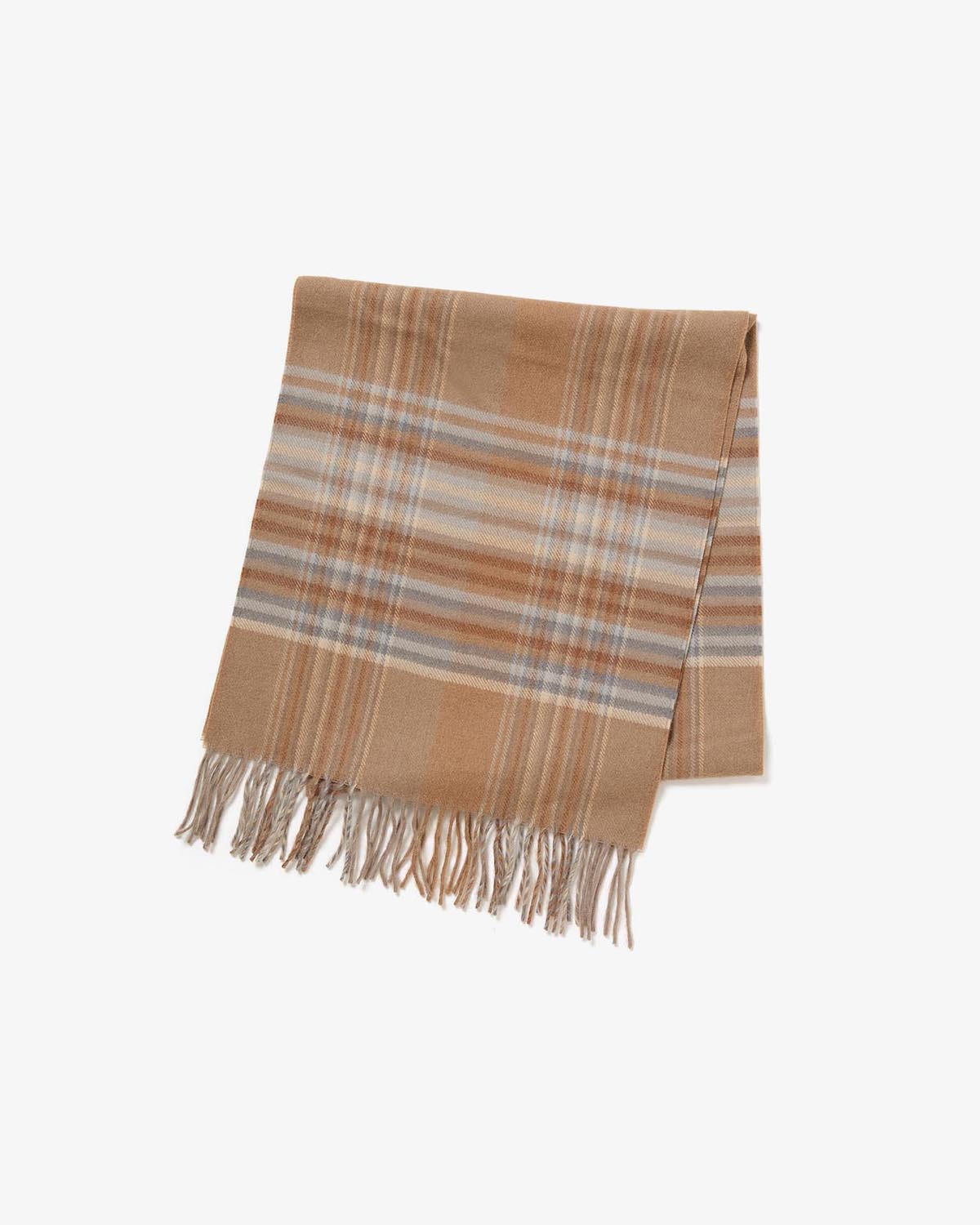 BRUSHED SCARF CHECK