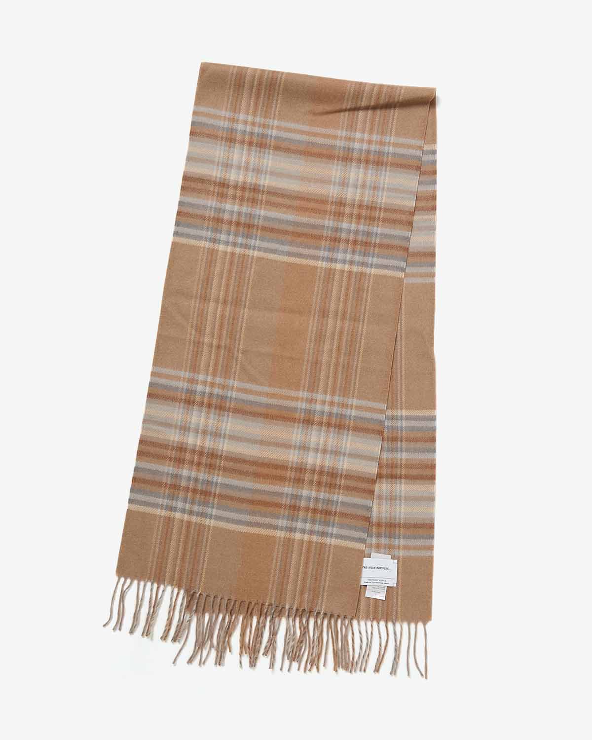 BRUSHED SCARF CHECK