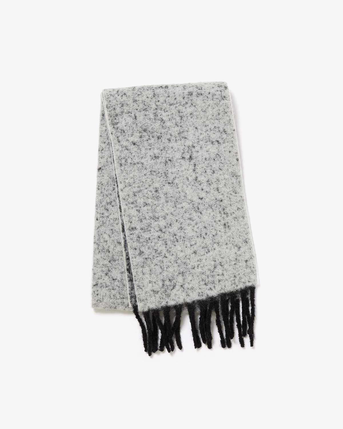 TWO COLOR WOOLLY SCARF