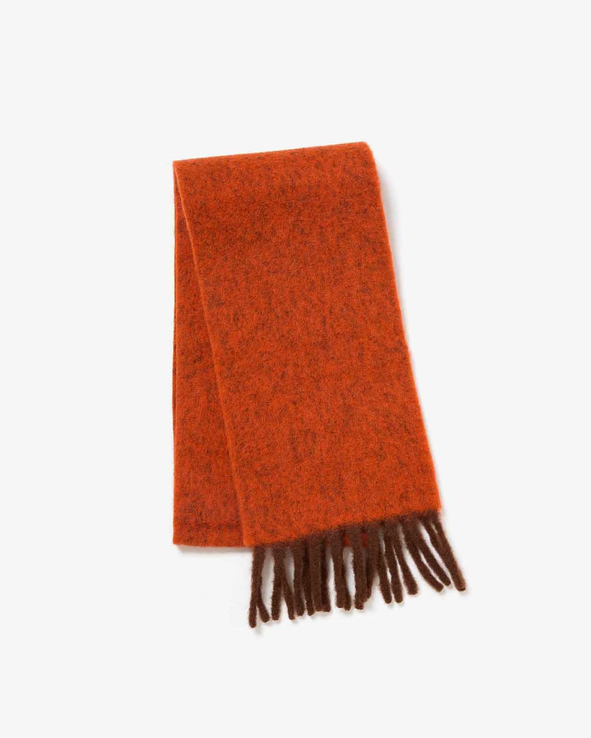 TWO COLOR WOOLLY SCARF