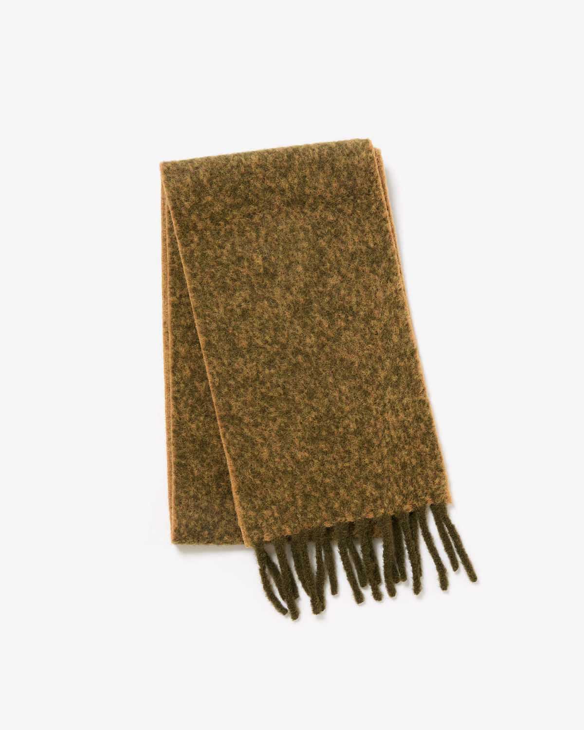 TWO COLOR WOOLLY SCARF