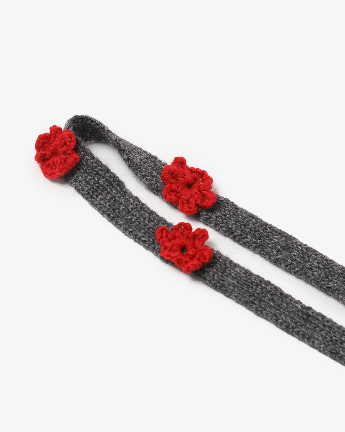 5G CASHMERE TAPE BELT HAND FLOWER