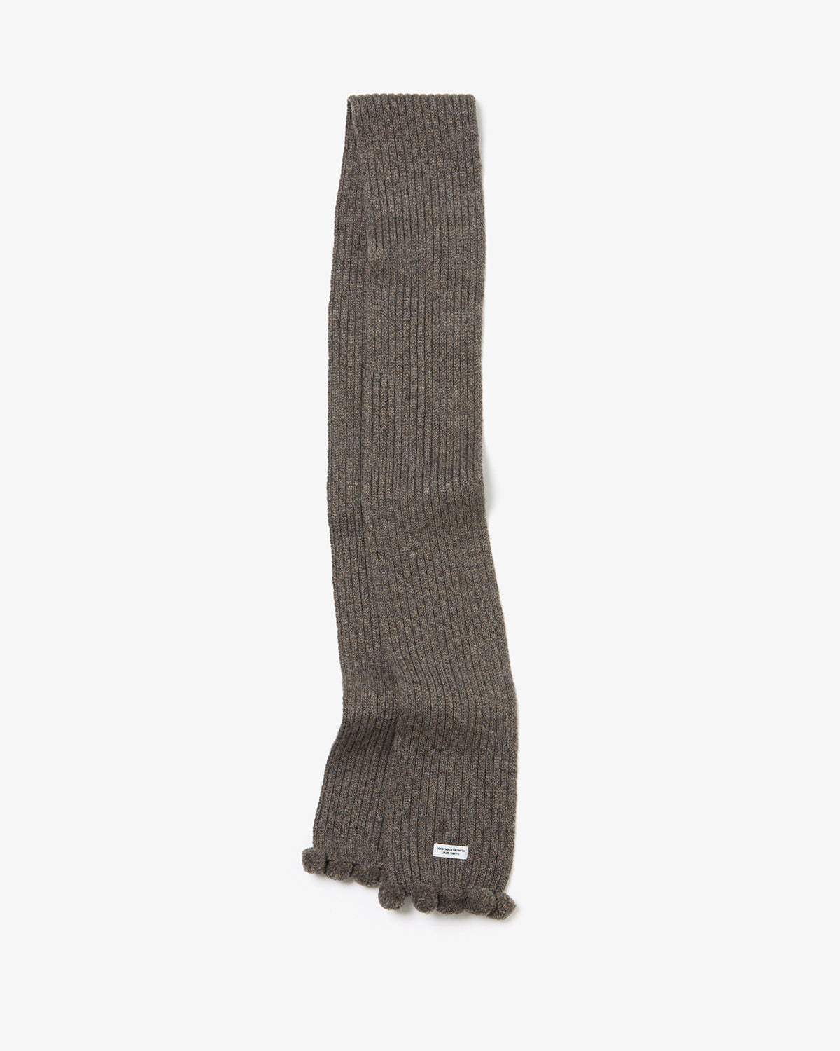 7G RIB POMPOM MUFFLER
