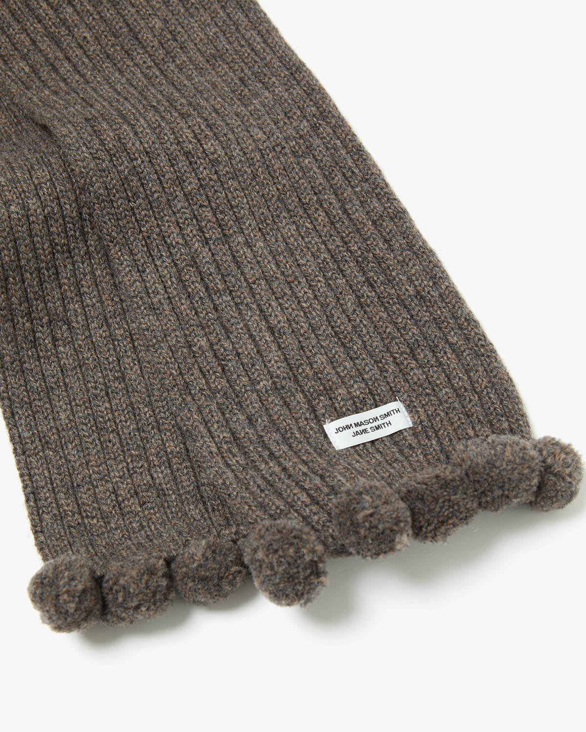 7G RIB POMPOM MUFFLER