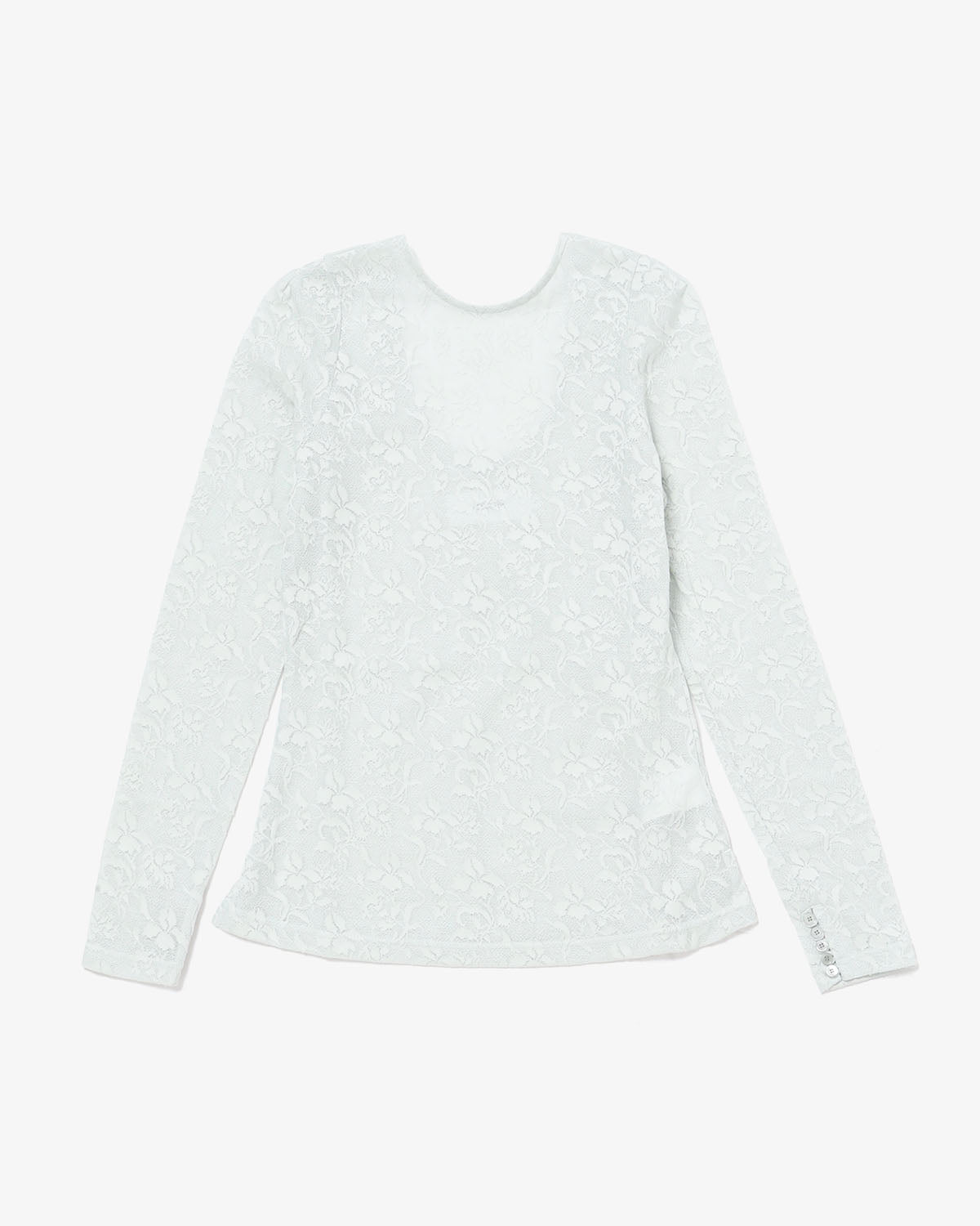LACE JACQUARD PULLOVER