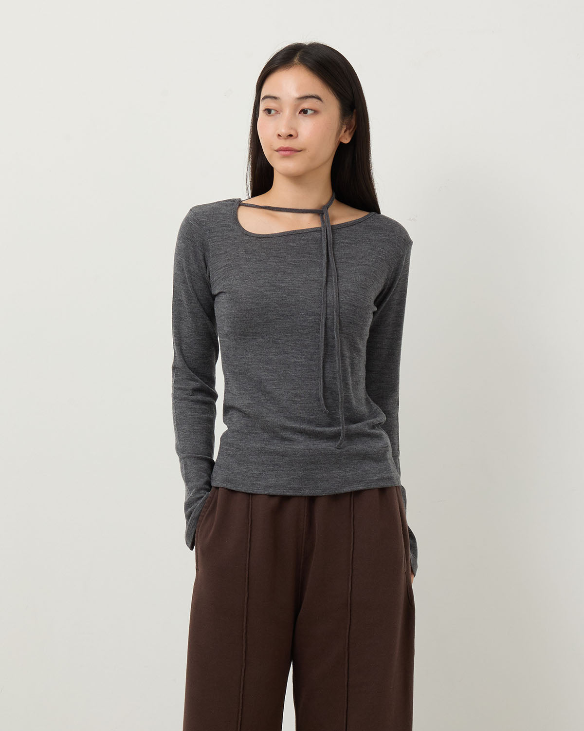 WOOL NECK CHOKER P/O