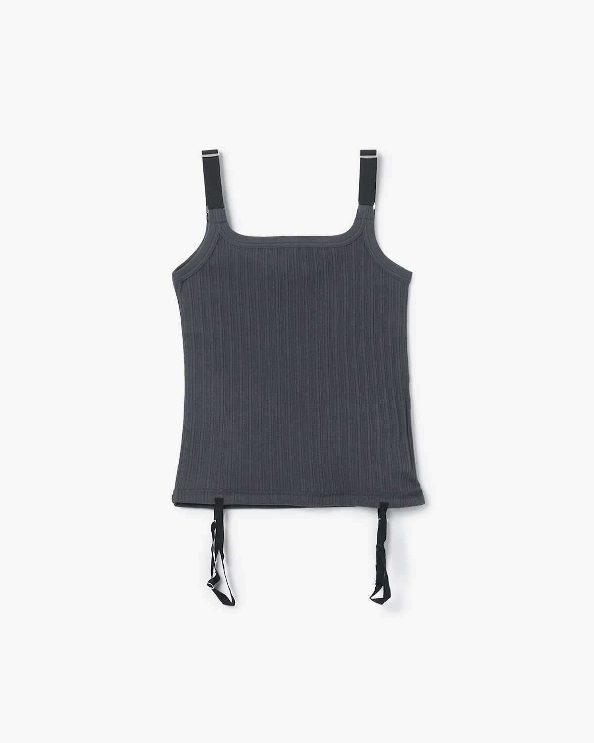 COTTON EYELET RIB UP DOWN CAMISOLE