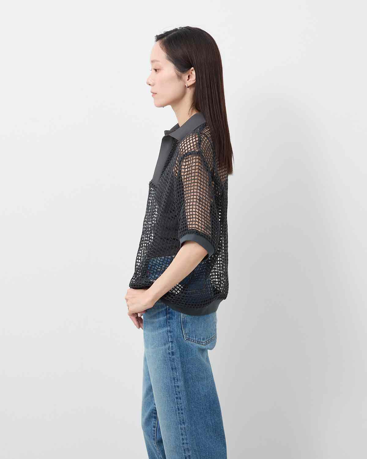 SQUARE MESH SKIPPER POLO