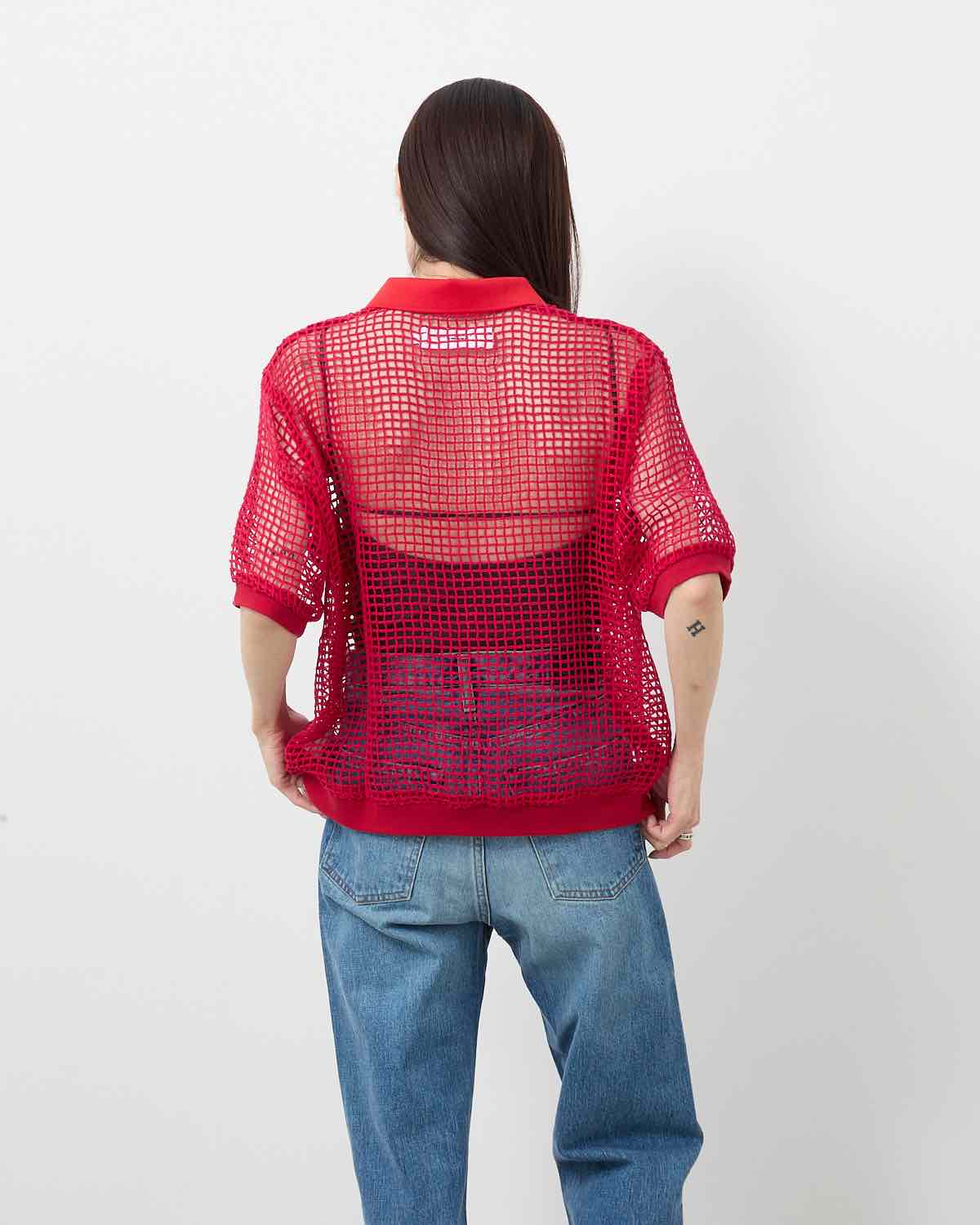 SQUARE MESH SKIPPER POLO