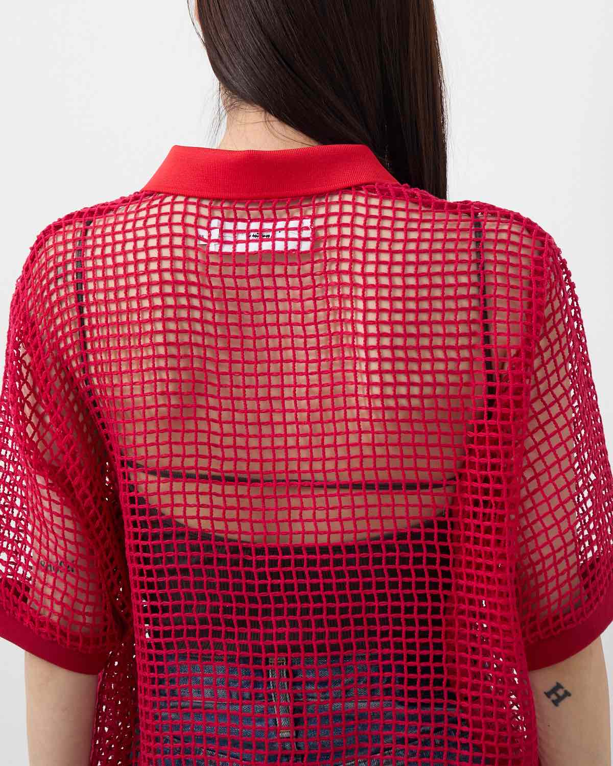 SQUARE MESH SKIPPER POLO