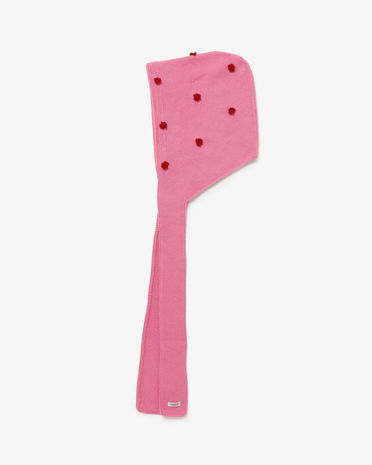 5G WOOL HOOD MUFFLER FLOWER