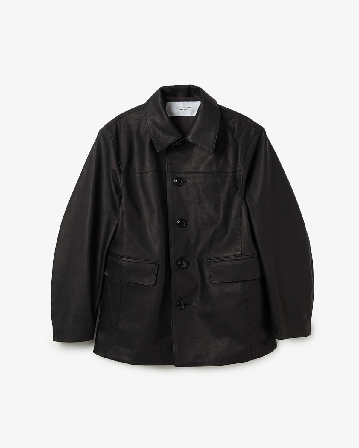 COW LEATHER CAR COAT