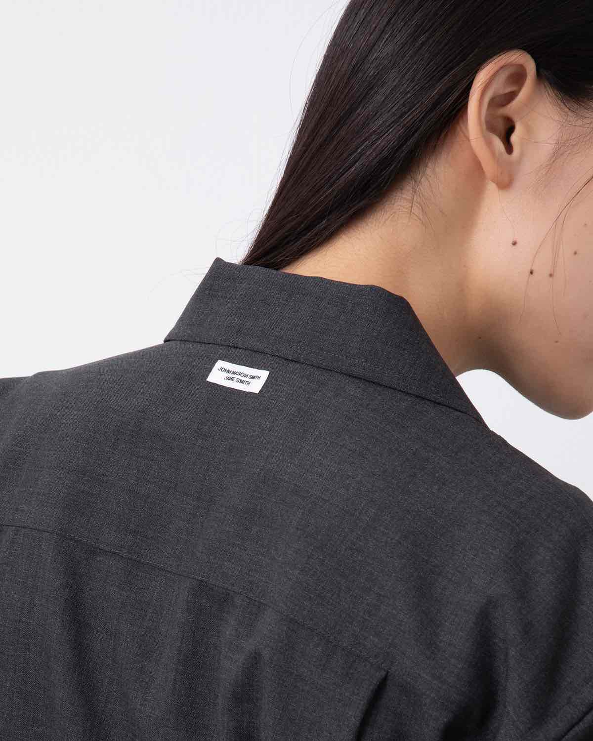 WASHABLE WOOL TROPICAL ZIP BLOUSON