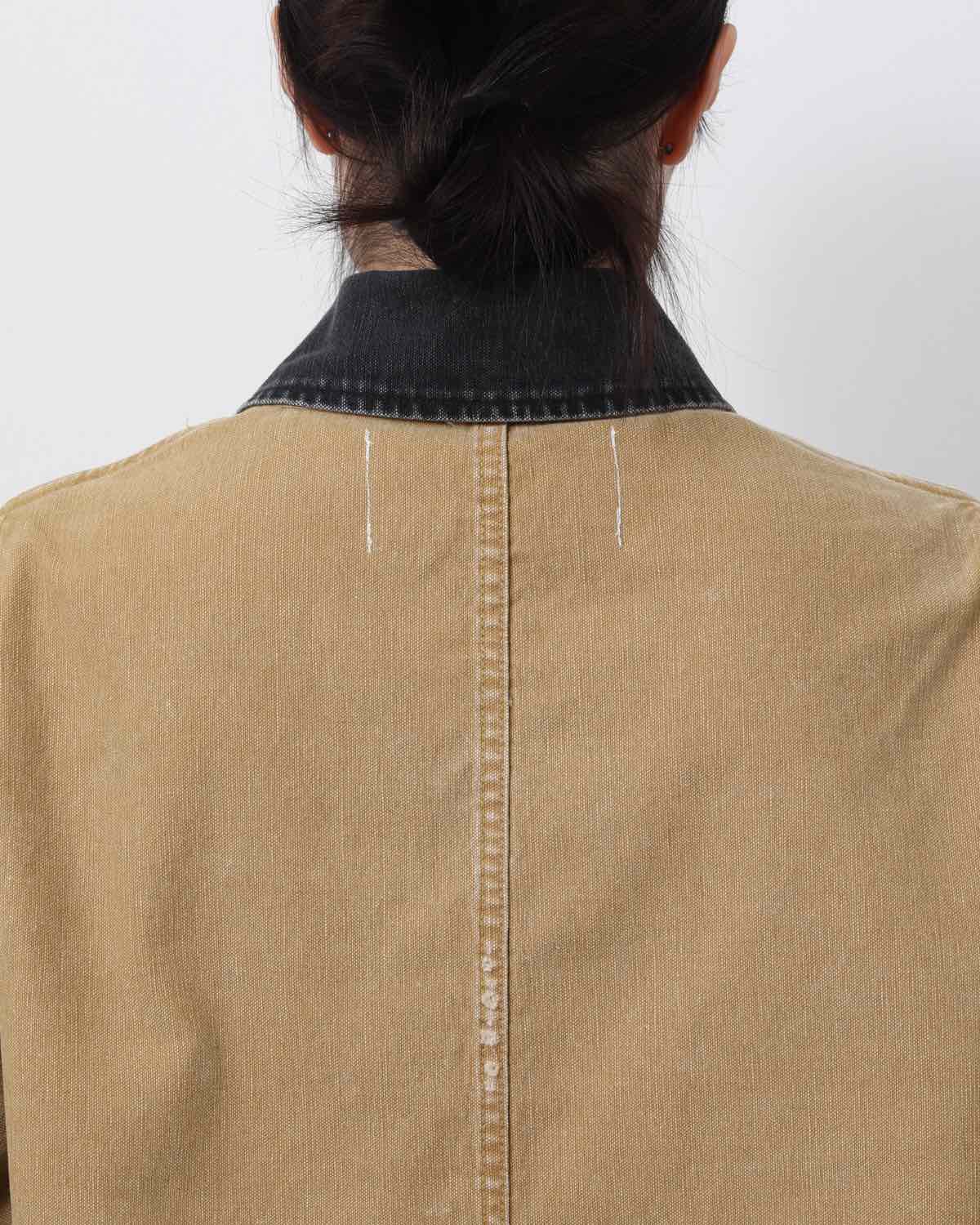 SULFUR DYE HEAVY DUCK CLOTH COVERALL