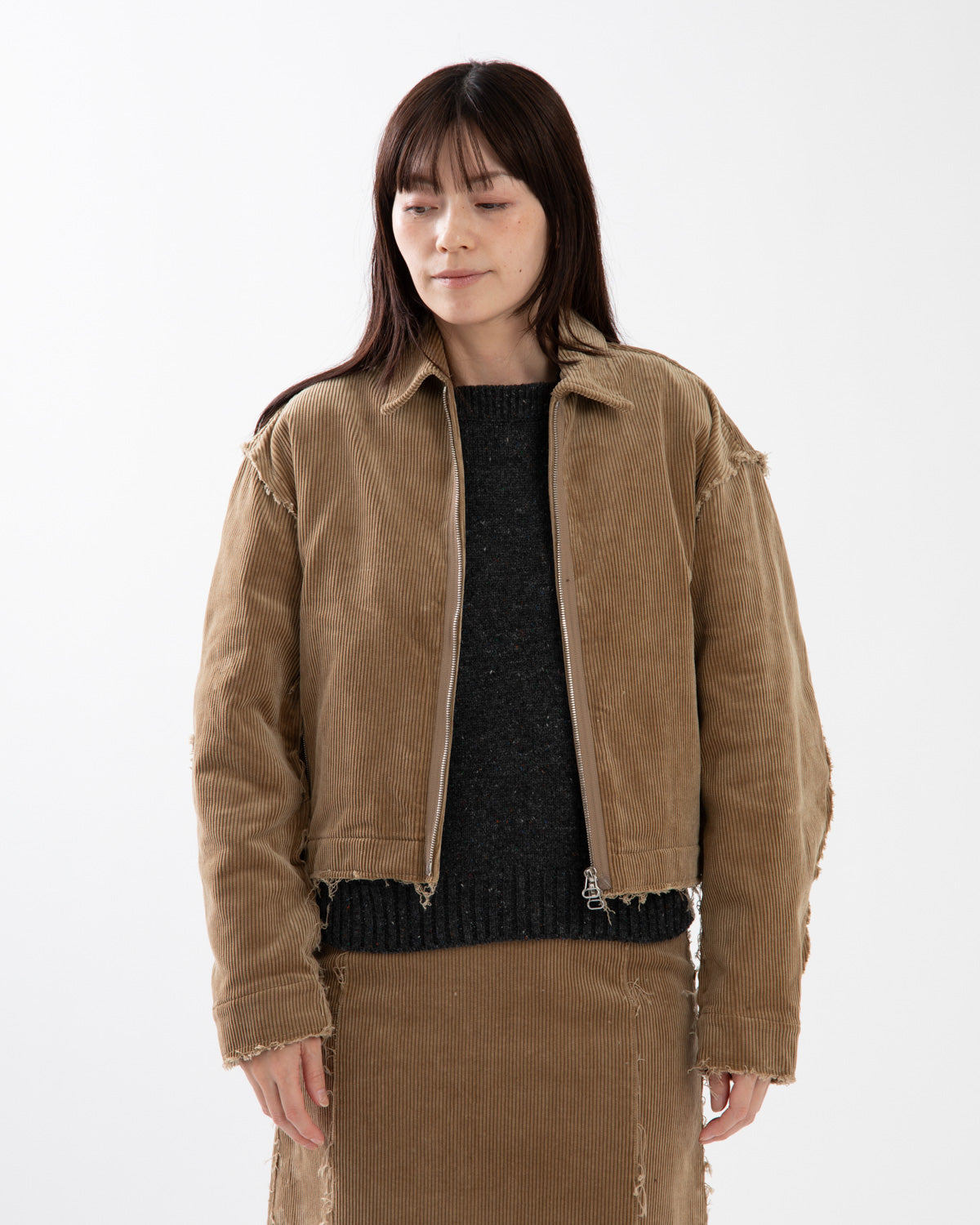 8W CORDUROY ZIP JACKET