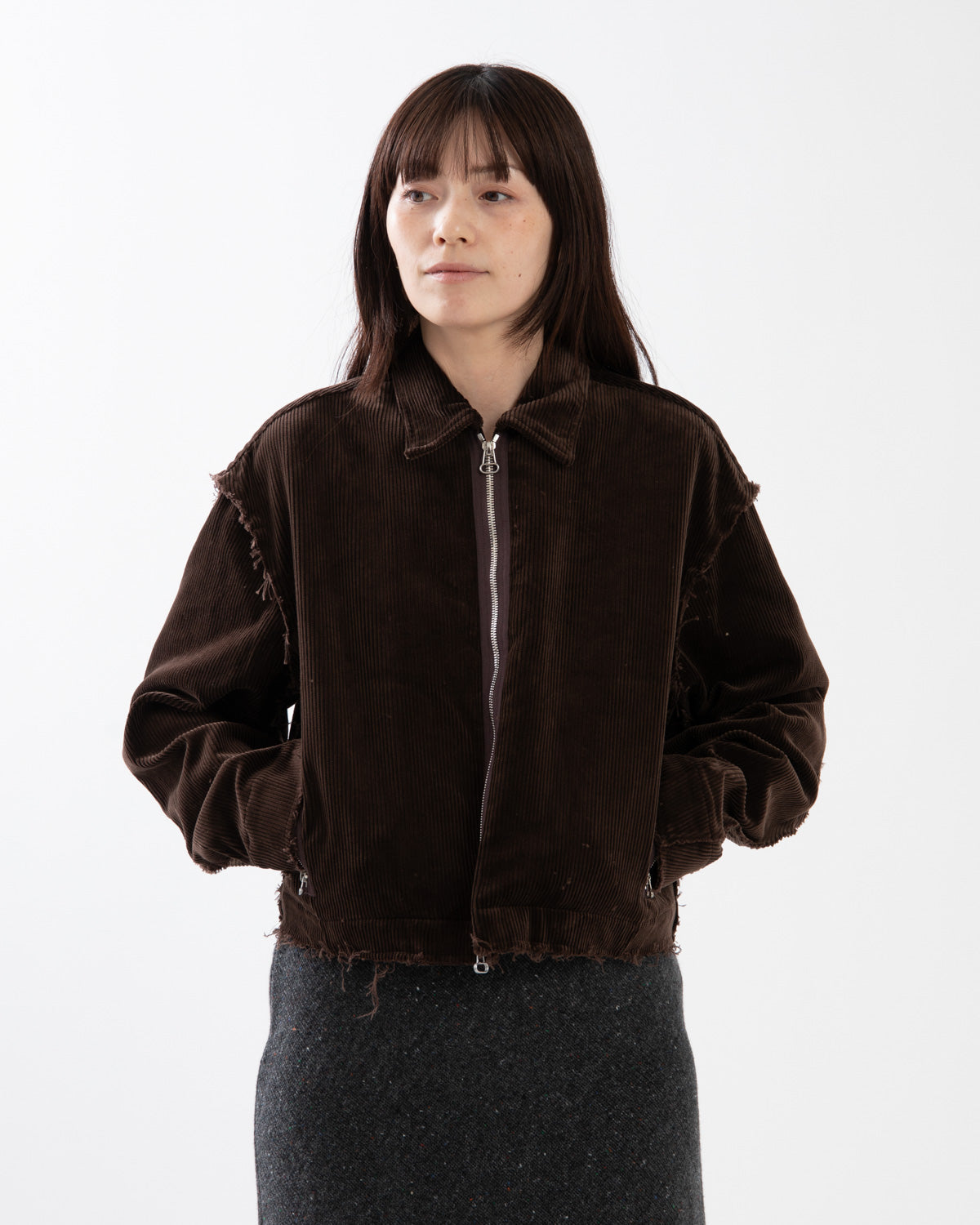8W CORDUROY ZIP JACKET