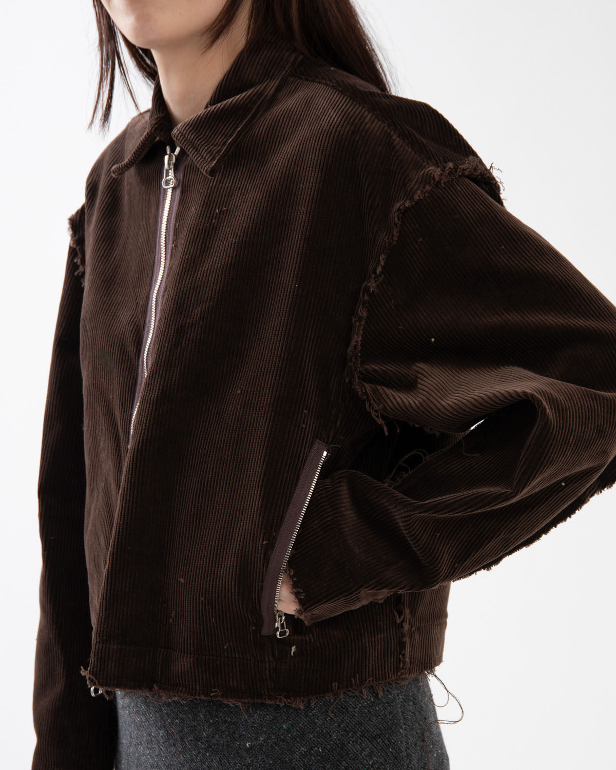 8W CORDUROY ZIP JACKET