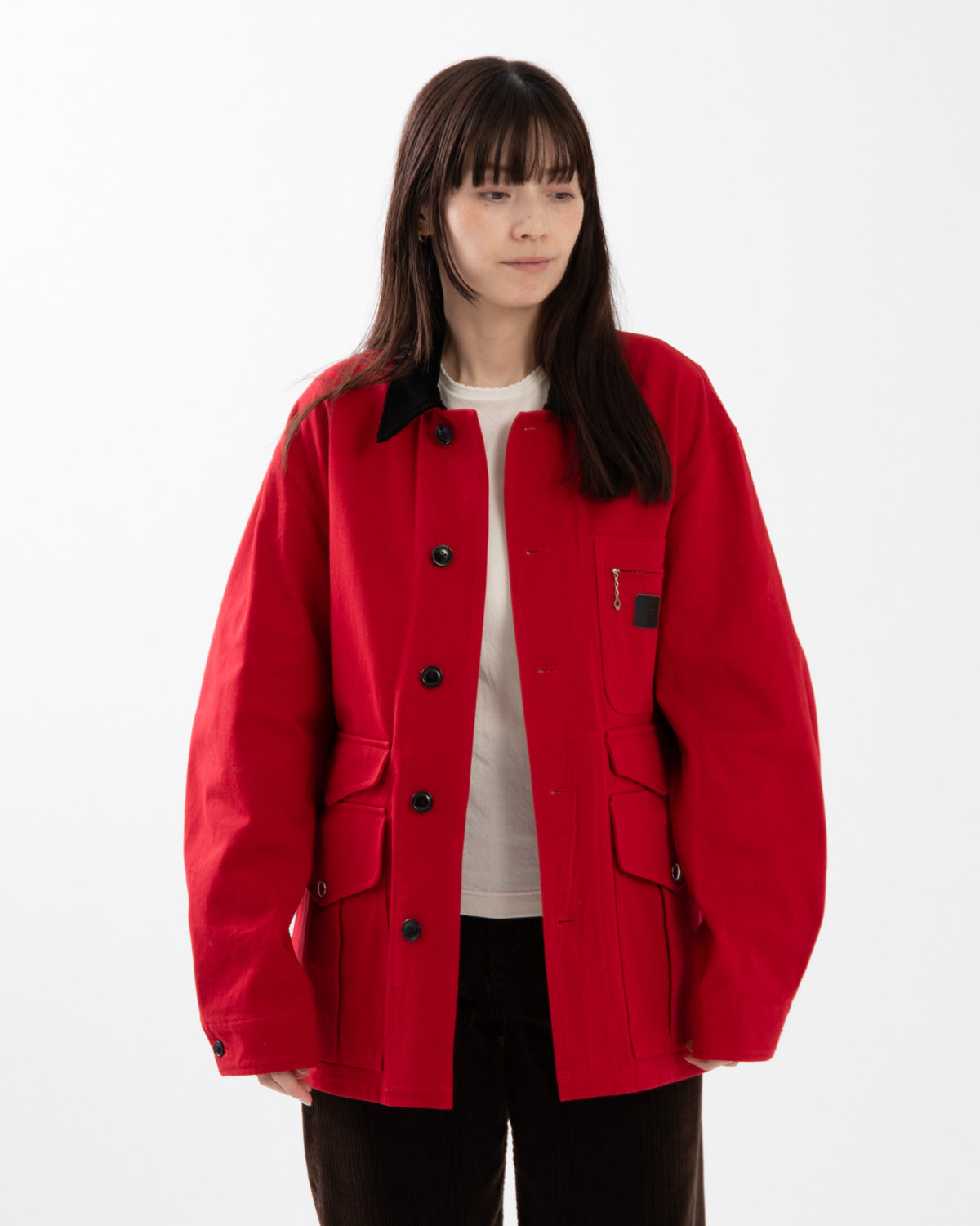 COTTON GABARDINE HUNTING JACKET