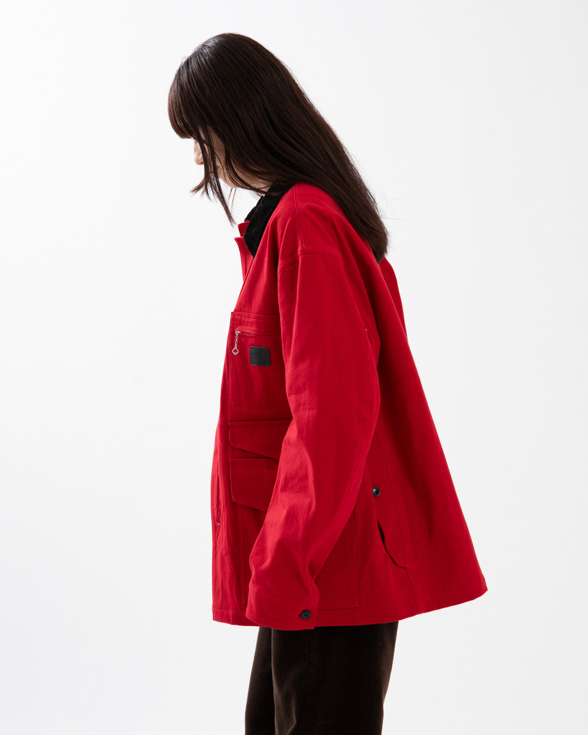 COTTON GABARDINE HUNTING JACKET