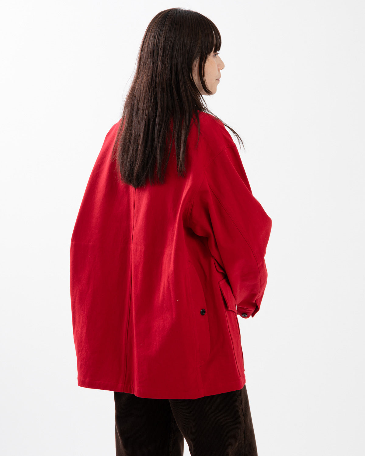 COTTON GABARDINE HUNTING JACKET