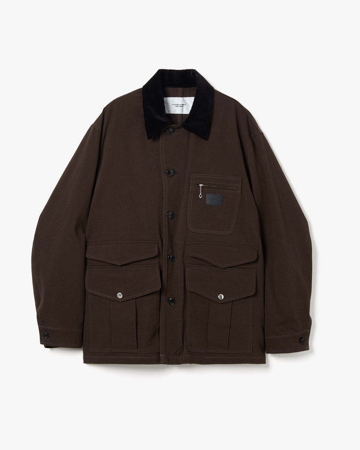 COTTON GABARDINE HUNTING JACKET