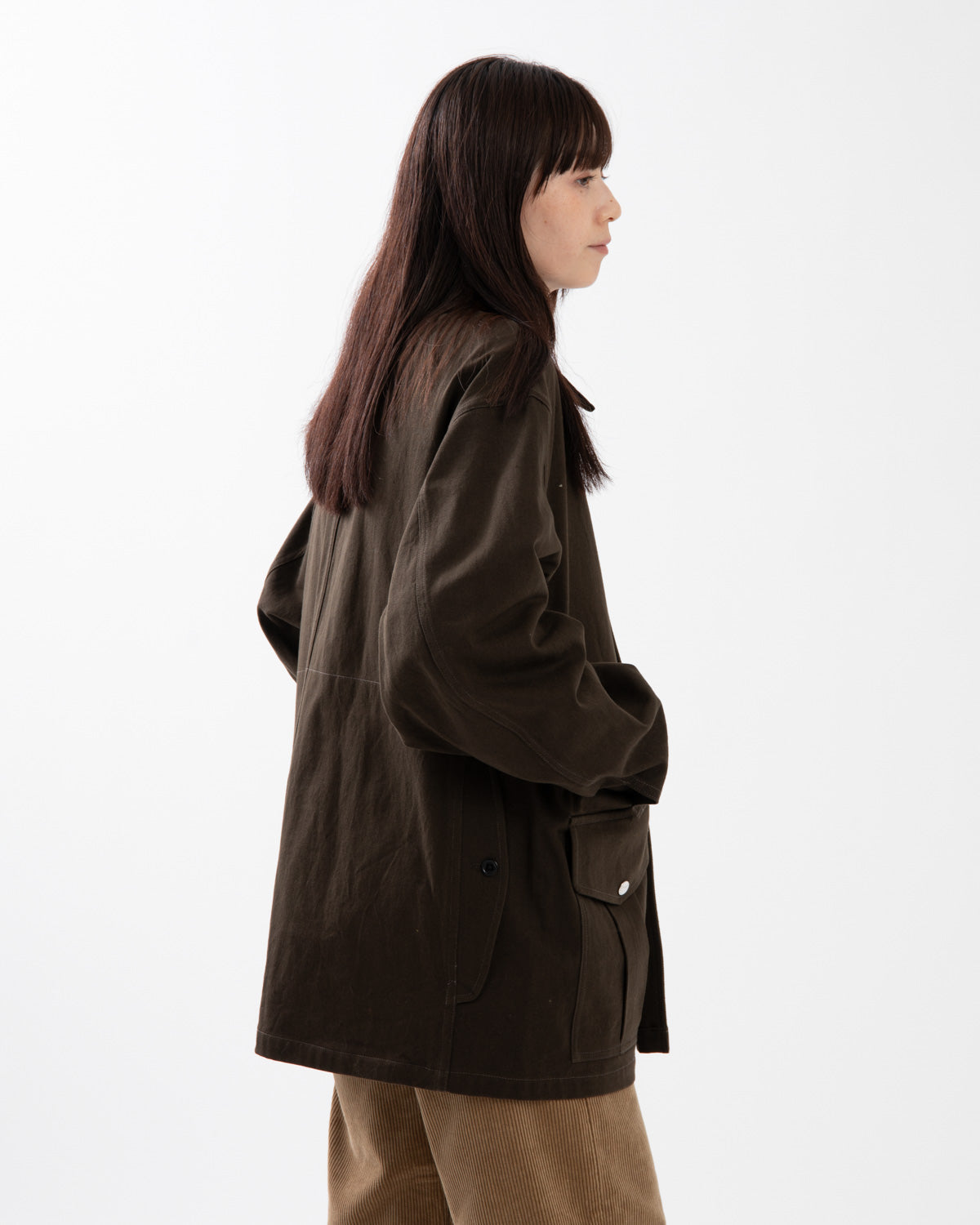 COTTON GABARDINE HUNTING JACKET